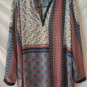 Women Shear Blouse Top 2x by Eyeshadow